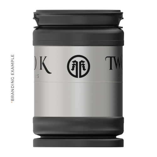 1/2 BBL ECO keg branding example