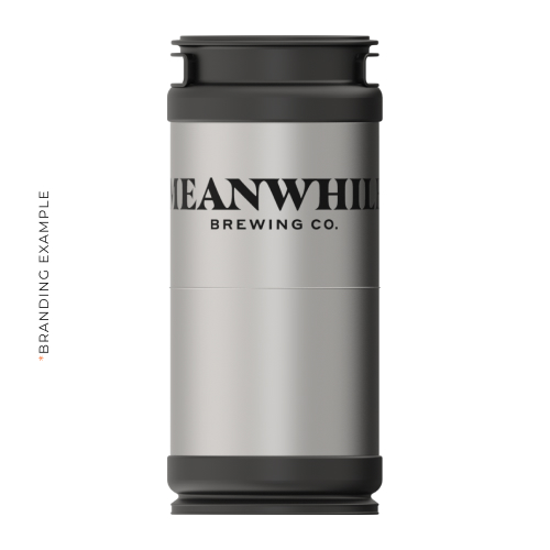 1/6 BBL ECO keg branding example