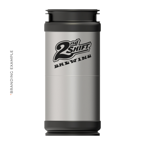 1/6 BBL ECO keg branding example