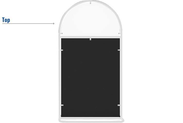 Outdoor bar chalk board branding area