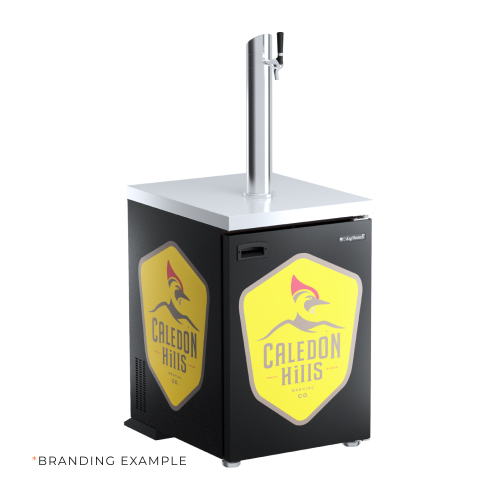 Kegmaster Craft kegerator branding example