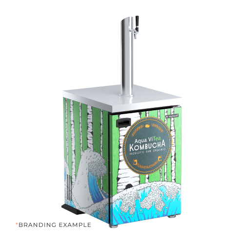 Kegmaster Craft kegerator branding example