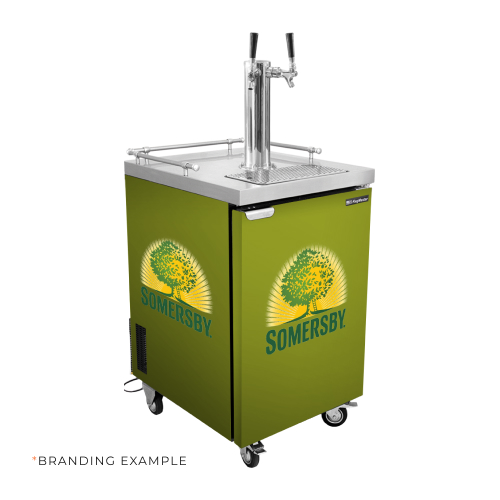 Kegmaster Craft kegerator branding example
