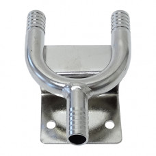 3/8'' Y Wall Bracket, SS Body