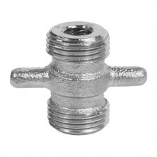 Duplex coupling connects two beer lin...