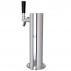 1-Tap 3" Column Draft Beer Tower - Glycol