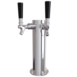 2-Tap 3" Column Draft Beer Tower - Air 2-Tap 3" Column Draft Beer Tower - Air