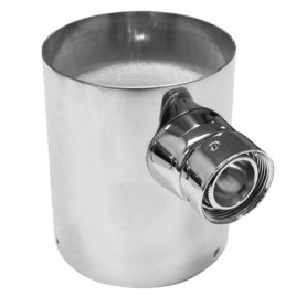 3" Chrome Tower Converter from 2 to 3