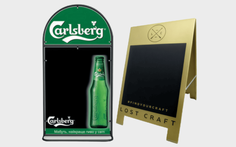 BRANDED CHALK BOARDS