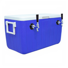Jockey Box Picnic Cooler, 2 Faucets, 2 x 120' Coils
