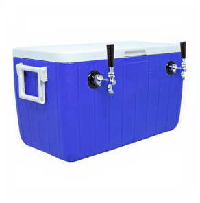 Jockey Box Picnic Cooler, 2 Faucets, 2 x 120' Coils