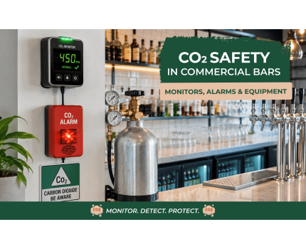 CO₂ Safety in Commercial Bars: Monitors, Alarms & Equipment