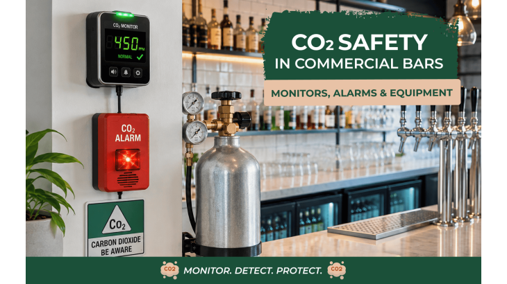 CO₂ Safety in Commercial Bars: Monitors, Alarms & Equipment CO₂ Safety in Commercial Bars: Monitors, Alarms & Equipment