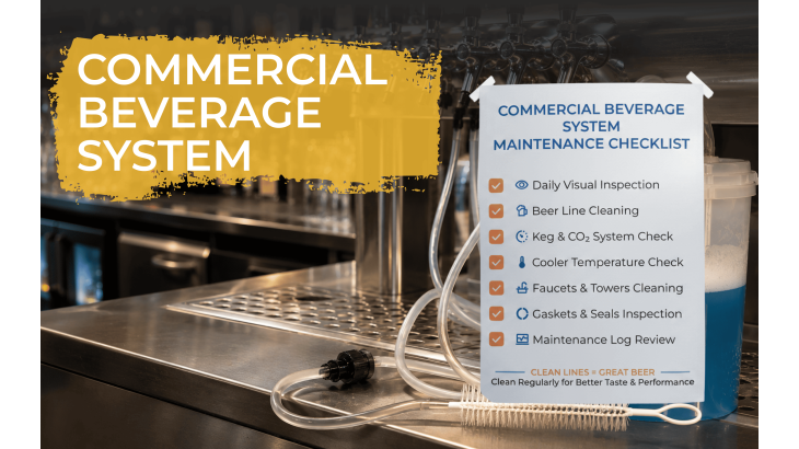 Commercial Beverage System Maintenance Checklist for Bars and Restaurants