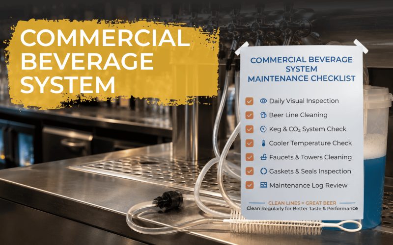 Commercial Beverage System Maintenance Checklist f...
