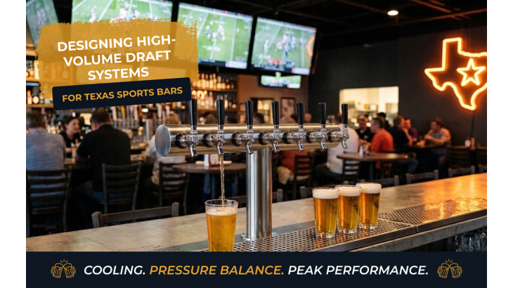 Designing High-Volume Beverage Dispensing for Texas Sports Bars