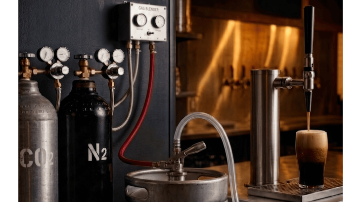 Stout and Nitro Beer Dispensing: Gas, Faucet and Pressure Requirements Stout and Nitro Beer Dispensing: Gas, Faucet and Pressure Requirements